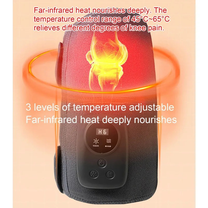 Electric Massager for Knee and Shoulder with Red Light Therapy