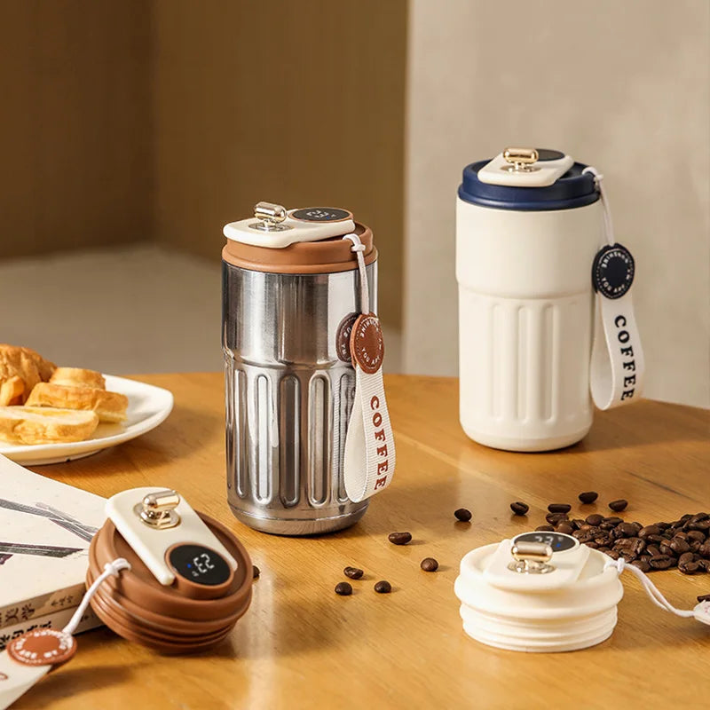 ThermoSmart™ 450ml Smart Temperature Display Vacuum Flask MedikStat