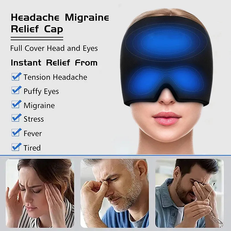 TheraCool™ Gel Ice Headache Relief Hat MedikStat