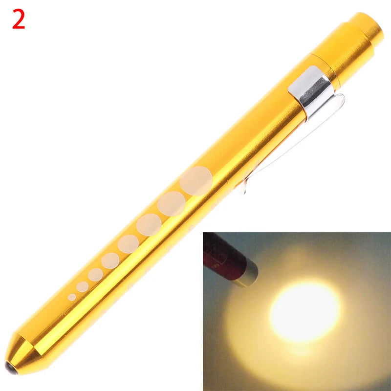 LED Medical Penlight with Pupil Gauge