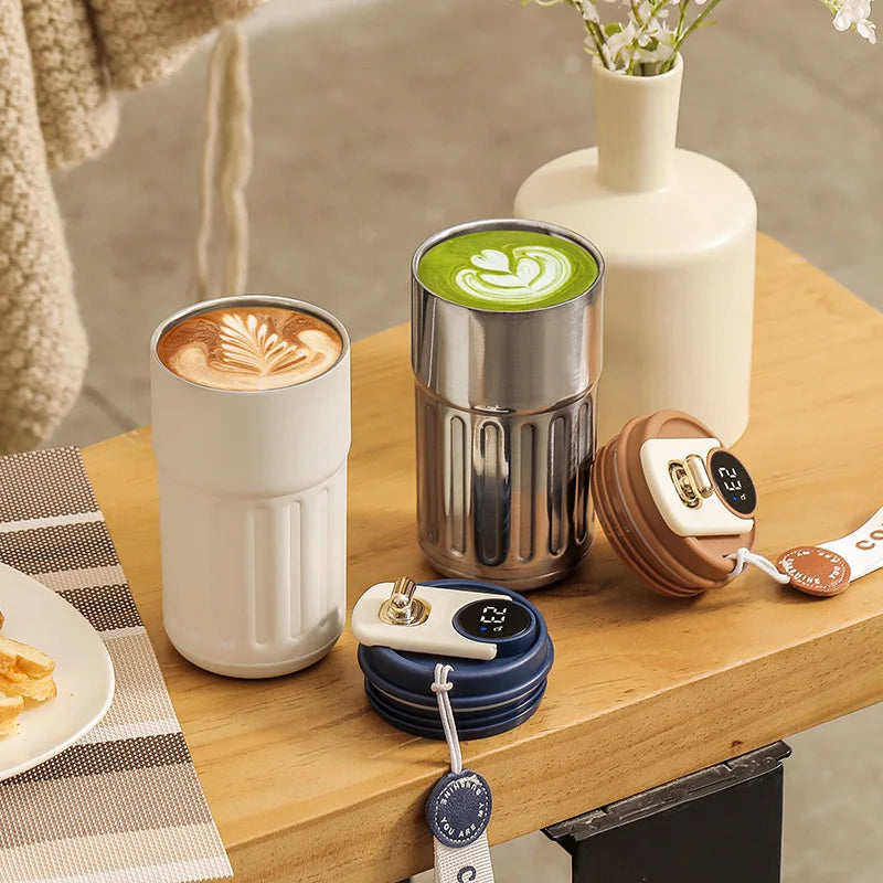 ThermoSmart™ 450ml Smart Temperature Display Vacuum Flask MedikStat