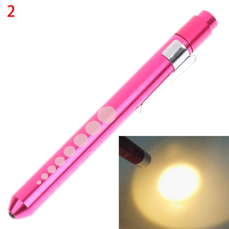 LED Medical Penlight with Pupil Gauge