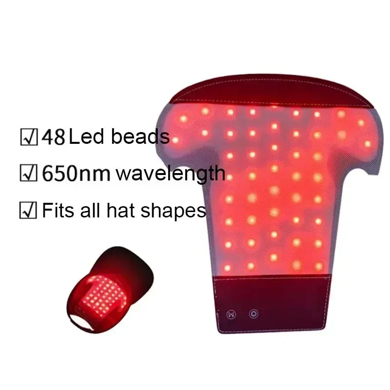 Red & Blue Light Cap