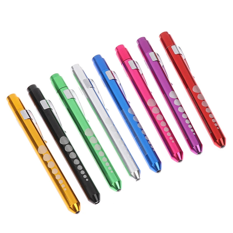 LED Medical Penlight with Pupil Gauge