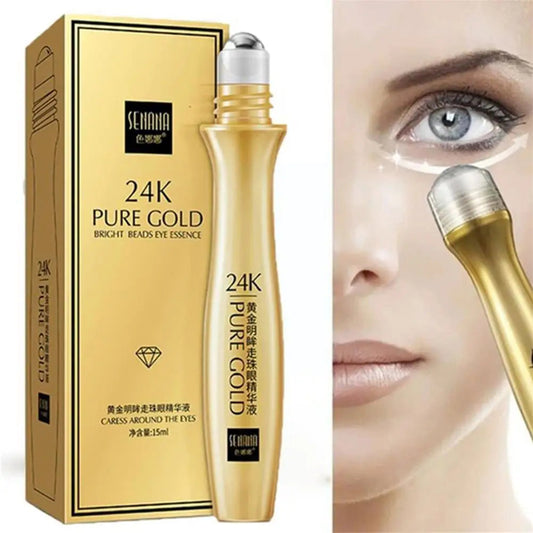 Luxorile™ 24K Gold Bright Eye Roller MedikStat