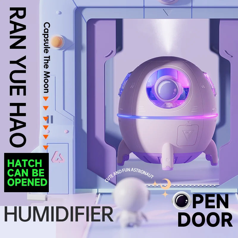 Portable Astronaut Ultrasonic Humidifier