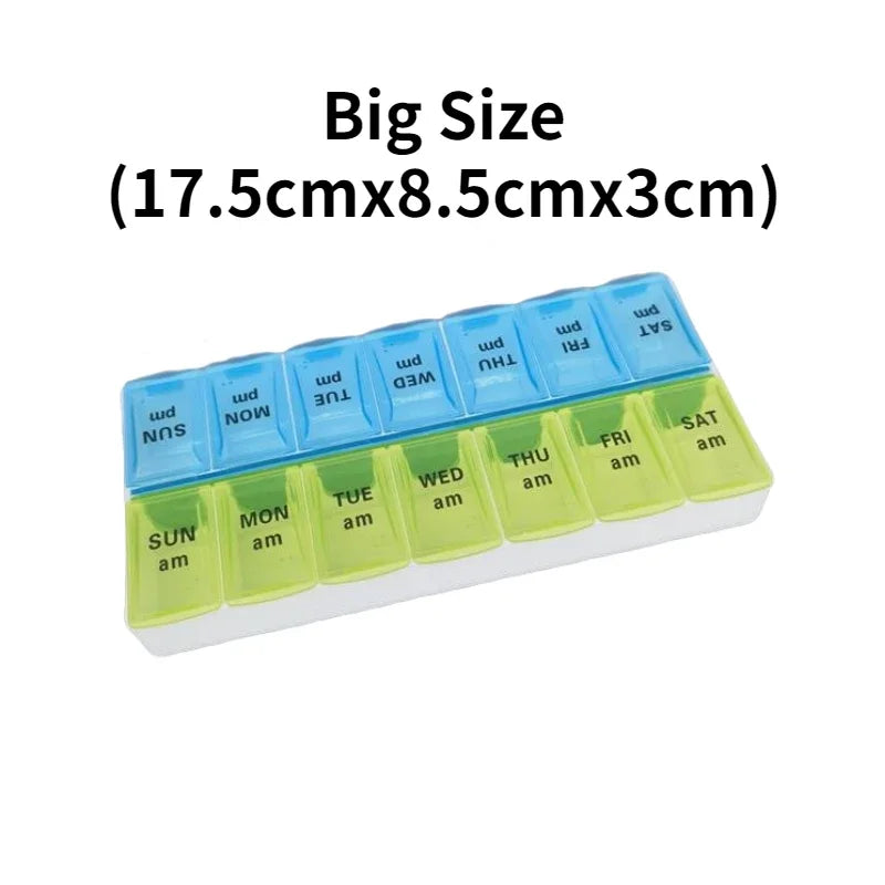 PillBox™ Weekly Portable Travel Pill Organizer My Store