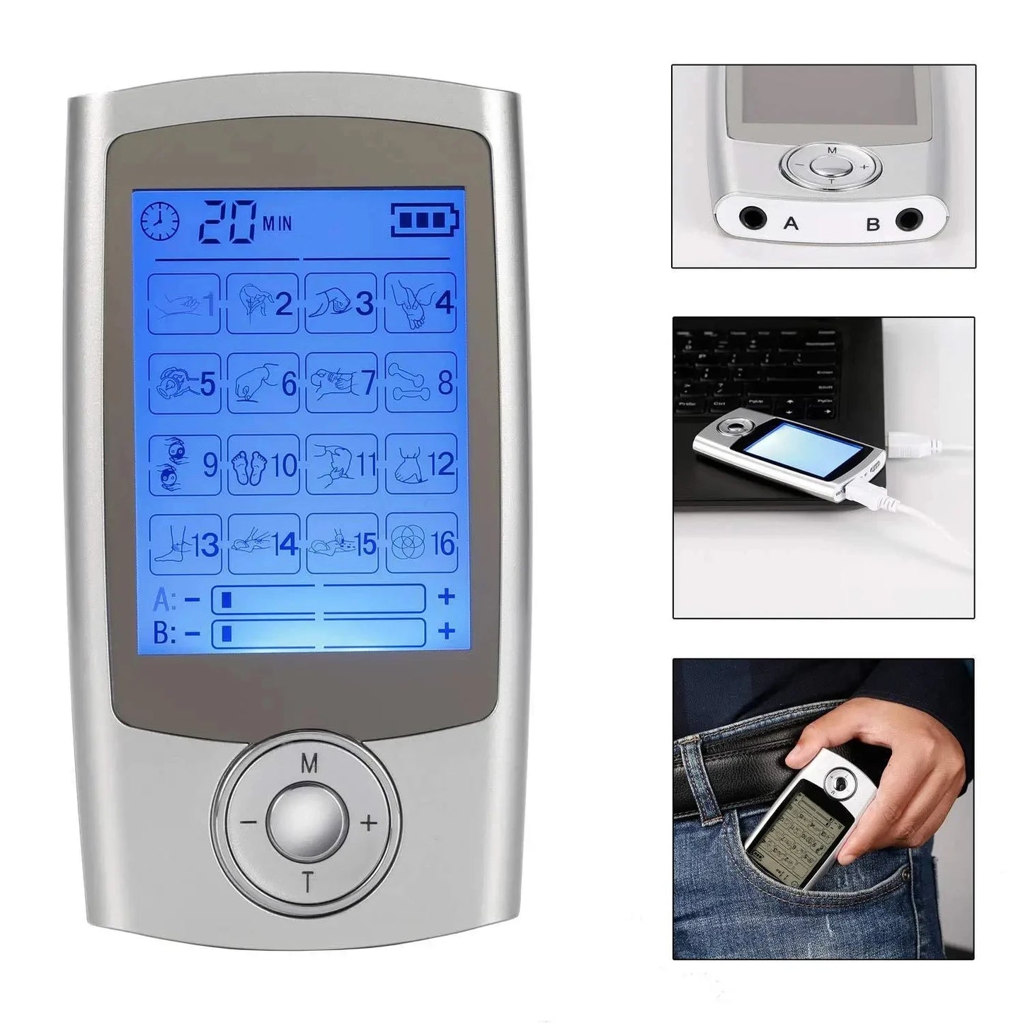 Dual-Channel TENS Recovery Massager