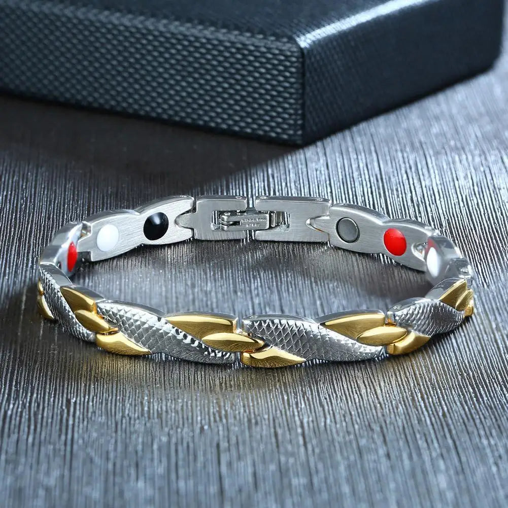 EmpoWrist™ Dragon Pattern Magnetic Therapy Bracelet MedikStat