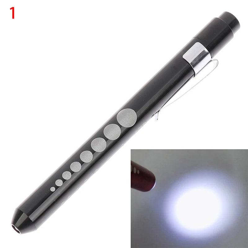 LED Medical Penlight with Pupil Gauge