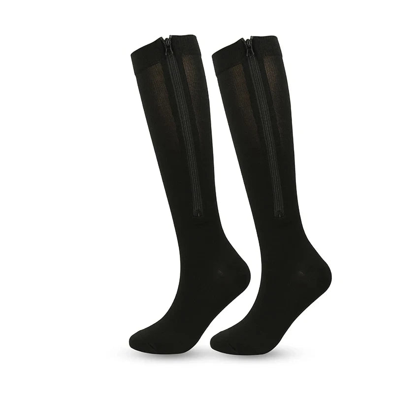 Zipper Compression Socks Unisex