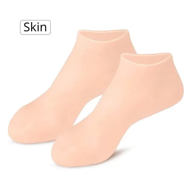 Hand & Feet SPA Socks & Gloves with Anti Slip Silicone