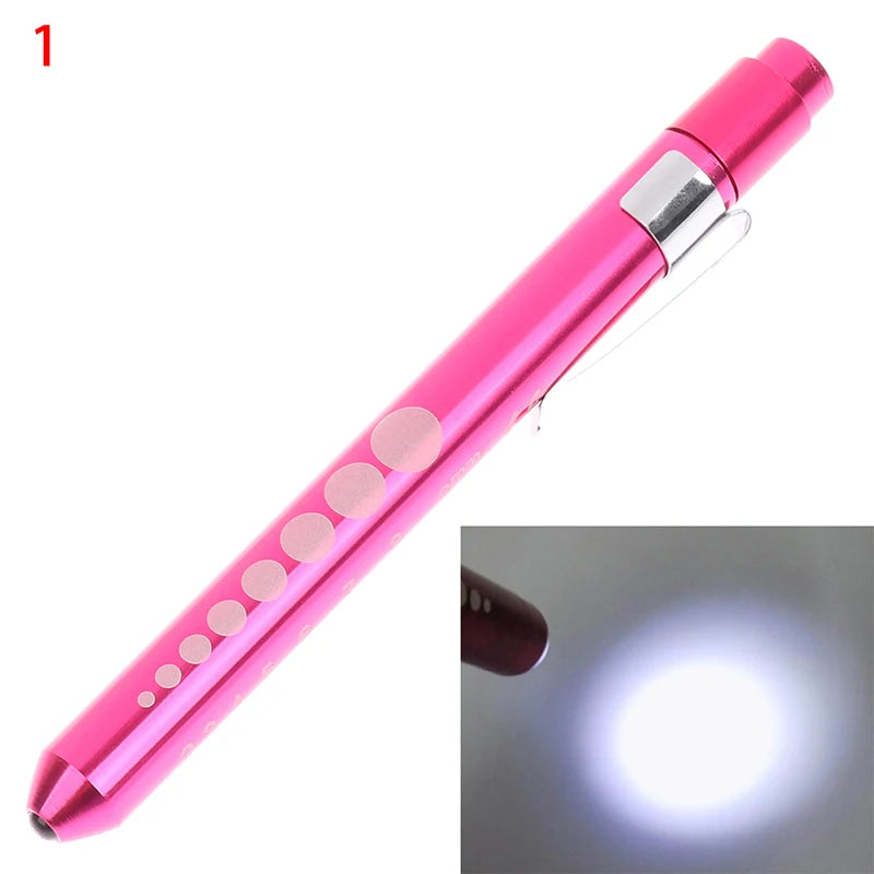 LED Medical Penlight with Pupil Gauge