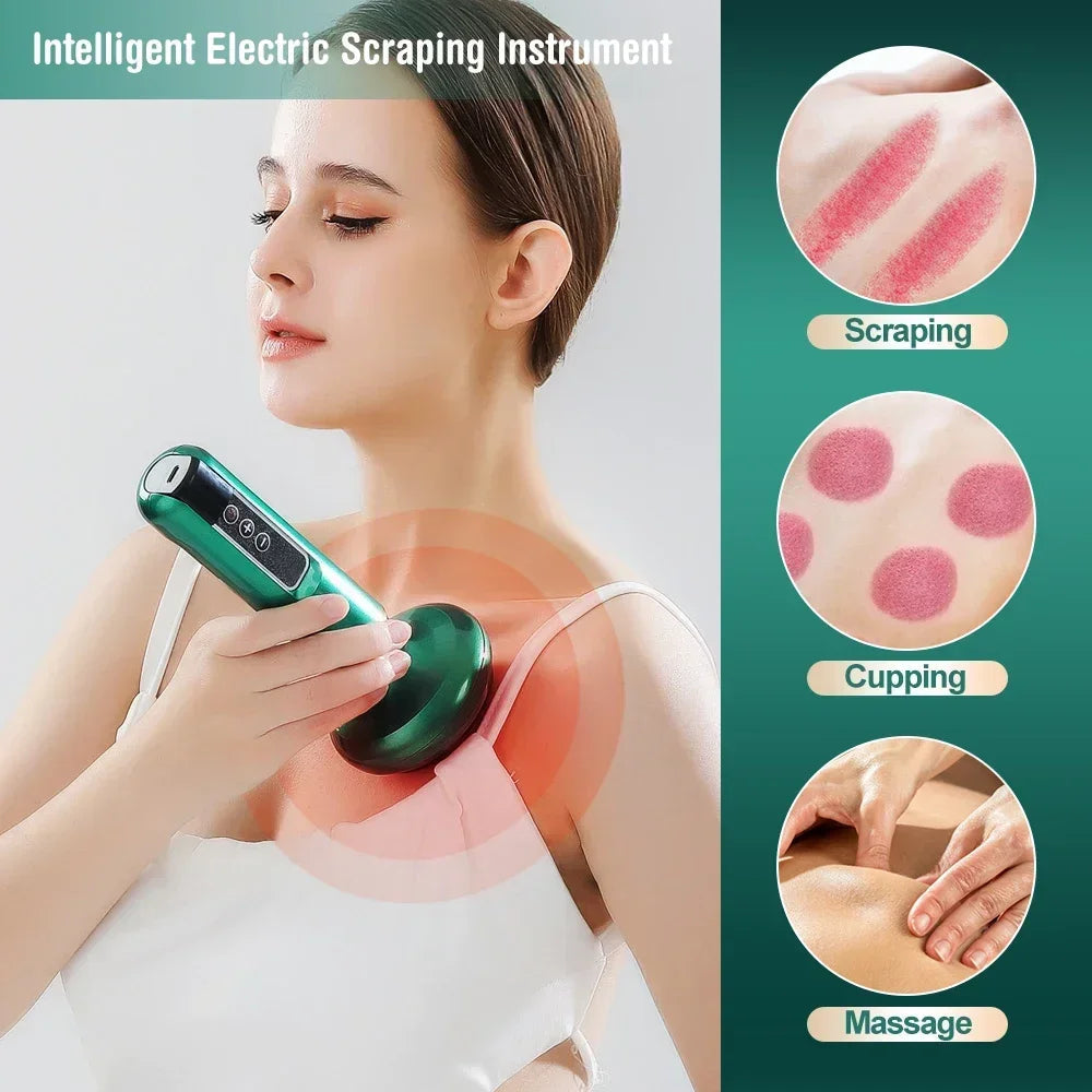 Yogaum™ Tricolor Electric GuaSha Massager MedikStat