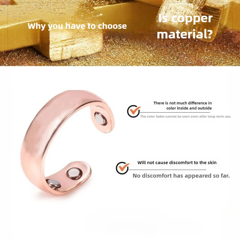 Magnetic-inspired Acupressure Ring for Restful Nights