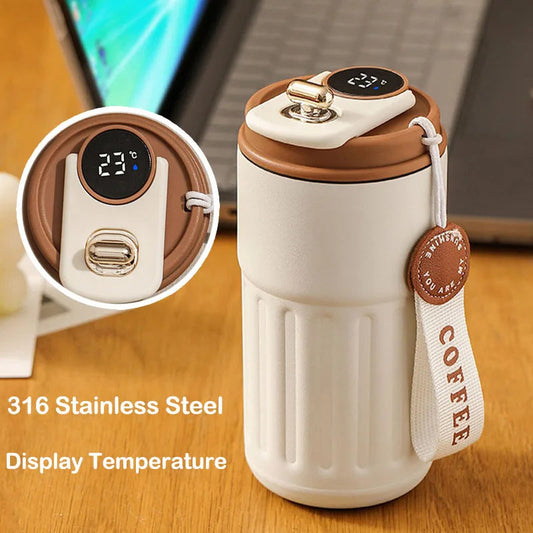 ThermoSmart™ 450ml Smart Temperature Display Vacuum Flask MedikStat