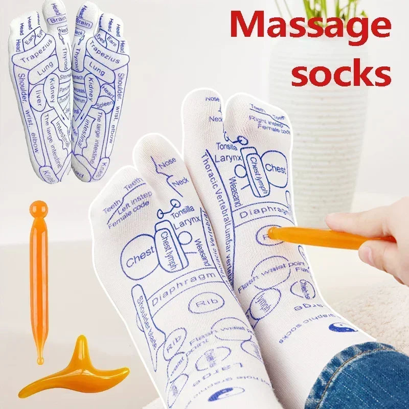 Irelieve™ Reflexology Socks with Massage Tool MedikStat