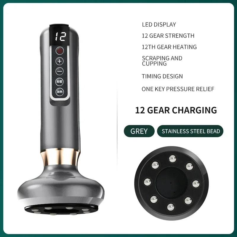 Yogaum™ Tricolor Electric GuaSha Massager MedikStat