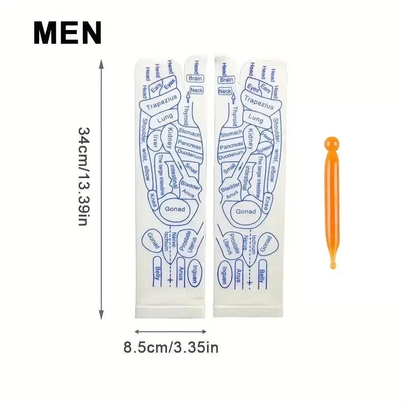Irelieve™ Reflexology Socks with Massage Tool MedikStat