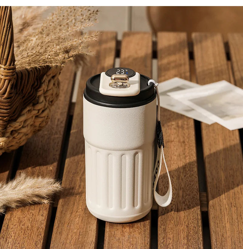 ThermoSmart™ 450ml Smart Temperature Display Vacuum Flask MedikStat