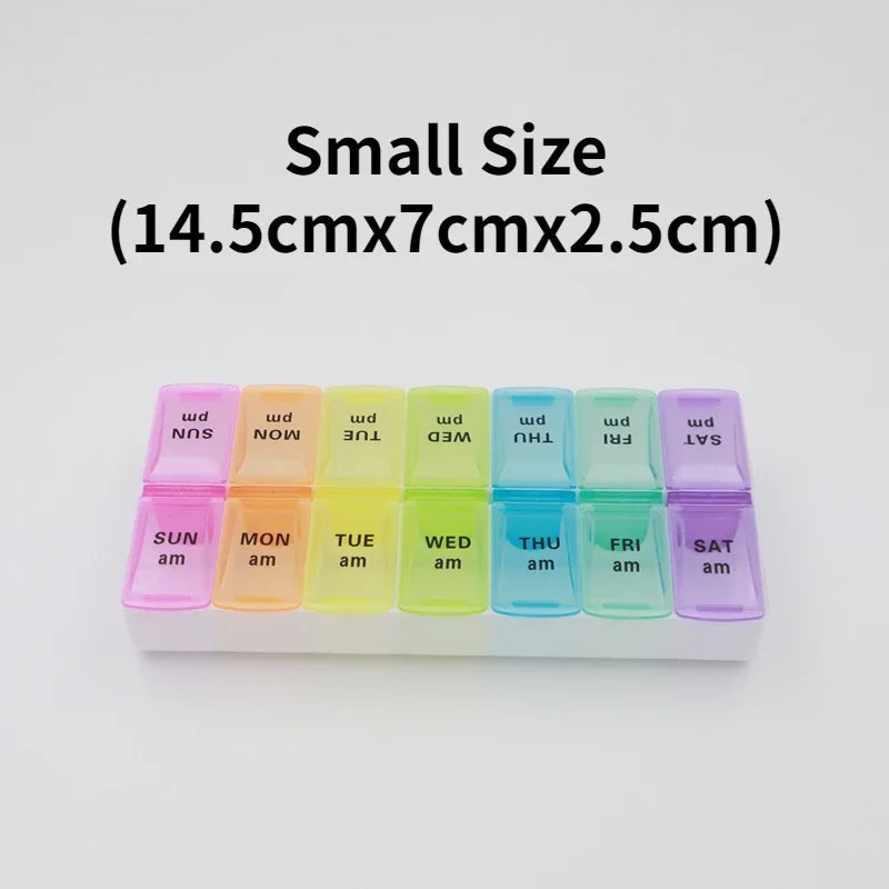 PillBox™ Weekly Portable Travel Pill Organizer My Store