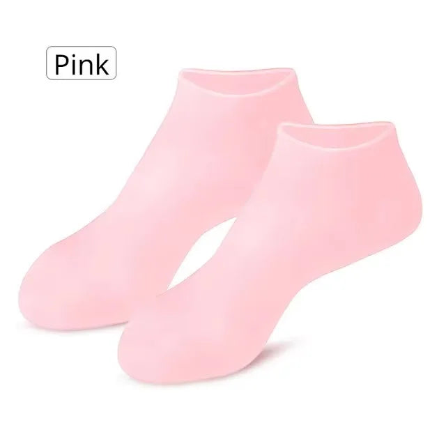 Hand & Feet SPA Socks & Gloves with Anti Slip Silicone