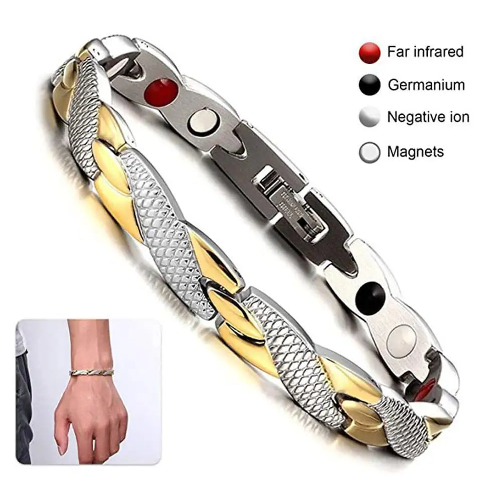 EmpoWrist™ Dragon Pattern Magnetic Therapy Bracelet MedikStat