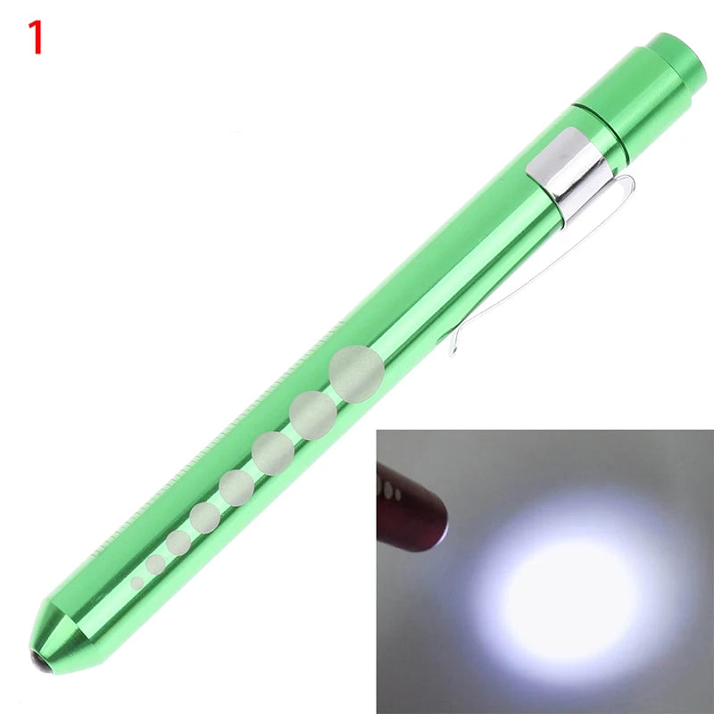 LED Medical Penlight with Pupil Gauge