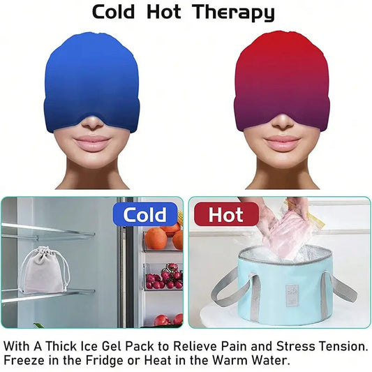 TheraCool™ Gel Ice Headache Relief Hat MedikStat