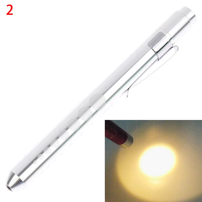 LED Medical Penlight with Pupil Gauge